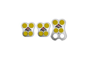 Πενταλ K1 Αλουμινιου ΧΡΩΜΙΟ/ΚΙΤΡΙΝΟ 3ΤΕΜ.