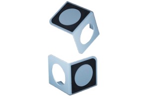 Σταθεροποιητης / Διαχωριστικο Stopper Nook Για Το Πορτ Μπαγκαζ Απο Πλαστικο Σε Γκρι Χρωμα Με Αντιολισθητικα Μαξιλαρακια Και Αυτοκολλητα Τυπου Velcro Rati - 2 ΤΕΜ.