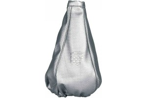 Φουσκα Ταχυτητων Inox Δερματινη Ασημι 150x150x190/h250mm