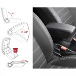 Ολοκληρωμένος Τεμπέλης Καθίσματος Armster 3 Plug & Play Για Dacia Duster Lhd 2018-2019 (με Εργοστασιακό Υποβραχιόνιο) Από Πλαστικό Και Vegan Δέρμα Σε Μαύρο Χρώμα Rati - 1 τεμ.