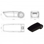 Ολοκληρωμένος Τεμπέλης Καθίσματος Armster 3 Seat Mounted Για Ford Transit Connect Lhd 2018+ Από Πλαστικό Και Vegan Δέρμα Σε Μαύρο Χρώμα Rati - 1 τεμ.
