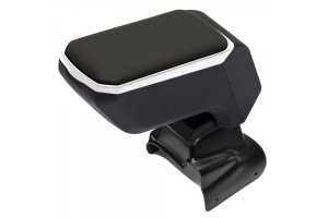 Τεμπελης Μαυρος /ΑΣΗΜΙ Με Πλαστικη Μαυρη Βαση (KLC-VD-ADP-5903+KLC-UNV-GR) Για Ford Connect 2009-2014 S-Dizayn - 2 Τεμ.