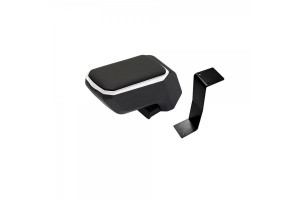 Τεμπελης Μαυρος / Ασημι Με Μεταλλικη Βαση Για Peugeot 207 2006-2012 (6904-K14+KLC-UNV-GR) S-Dizayn - 2 Τεμ.