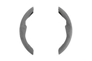 Προστατευτικα Καλυμματα Τιμονιου Microfibra Γκρι Χρωμα Grips Lampa -2 Τεμ.