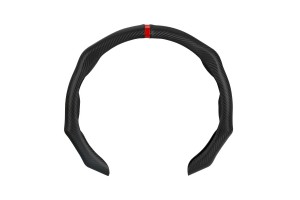 ΗΜΙ-ΚΑΛΥΜΜΑ Τιμονιου Microfibre Μαυρο Χρωμα Με Κοκκινη Ριγα Over Grip Lampa - 1 τεμ.