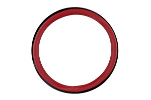 Καλυμμα Τιμονιου Aura (M) 37/39cmΜΑΥΡΟ/ΚΟΚΚΙΝΟ Οικολογικο Δερμα Αοσμο (ΠΑΧΟΣ 8,2cm) Lampa