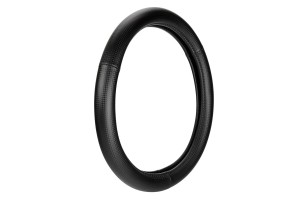 Καλυμμα Τιμονιου Racing Premium Black (Μ) 37/39cm Συνθετικο Δερμα Skeentex ΜΑΥΡΟ/CARBON Look LAMPA- 1 ΤΕΜ.