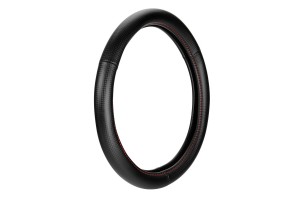 Καλυμμα Τιμονιου Racing Premium Red (M) 37-39cm Συνθετικο Δερμα Skeentex ΜΑΥΡΟ/ΚΟΚΚΙΝΟ/ Carbon Look Lampa - 1 ΤΕΜ.