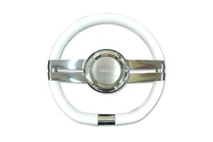 Τιμονι Ferrara Λευκο 350ΜΜ-13.80" Isotta - 1 ΤΕΜ.