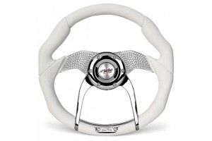 Τιμονι Torque 35MM Λευκο Με Στρας