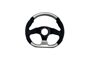 Τιμονι Δερμα Χ2 33 ΜΑΥΡΟ-ΑΣΗΜΙ