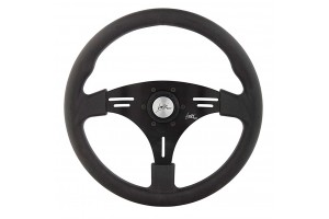 Τιμονι Grip 355mm Τριακτινο Μαυρο Luisi