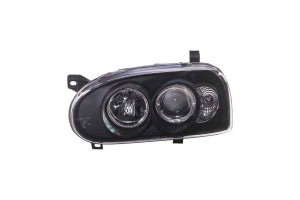 Φαναρια Autostyle Angel Eyes Vw Golf 3 +HALORIM Black