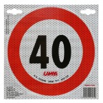 Σημα Ταχυτητας Χιλιομετρων 40km/h Αυτοκολλητο Lampa - 1 ΤΕΜ.
