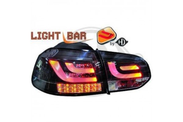 Vw Golf 6 3/5D 10.08+ Black Lightbar Diederichs