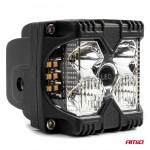 Προβολεας Εργασιας Τετραγωνος Led 60W 9-36V 6.000lm 6.500K 95x80x90mm AWL67 Amio - 1 ΤΕΜ.