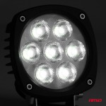 Προβολεας Εργασιας Led 21W 9>50V 3 Χρησεων Λευκο Φως 108x108x48mm Amio - 1 Τεμ.