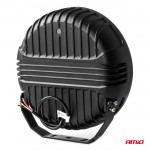 Amio - Led Προβολέας Εργασίας & Φλας Μακράς Εμβέλειας Στρογγυλού Σχήματος Με Τάση Λειτουργίας 9V-36V Σε Λευκό & Κίτρινο Χρώμα Απόχρωσης 6.000K Ισχύος 112W - 1 Τεμ. (04534/AM)