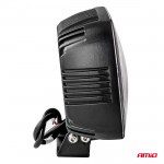 Amio - Προβολέας Εργασίας Led Oval Με Ενσωματωμένο Φλας 109W 7000lm 9/36V Για Φορτηγά Γεωργικά Μηχανήματα Και Off-Road Οχήματα - 1 τεμ. (04535/AM)