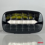 Amio - Προβολέας Εργασίας Led Oval Με Ενσωματωμένο Φλας 109W 7000lm 9/36V Για Φορτηγά Γεωργικά Μηχανήματα Και Off-Road Οχήματα - 1 τεμ. (04535/AM)