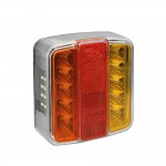 Lampa Πίσω Φανάρι Τρέιλερ , Φορτηγού Led 5 Λειτουργιών (Stop / Θέση / Φλας ) - 12V / 24V 1τεμ (L4155.6)