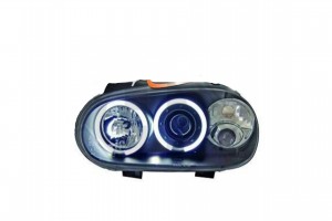 Vw Golf 4 09.1997-09.2003 ANGELEYES+CCFL Black