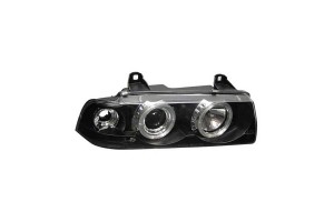 Μπροστινα Φαναρια Autostyle Angel Eyes Bmw E36 2D Μαυρο - 2 Τεμαχια