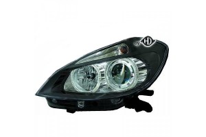 Μπροστινα Φαναρια Renault Clio Iii 2005-2009 Angeleyes Black H7+H7 2 Τεμαχια
