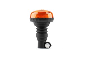 Φαρος Περιστρεφομενος Led Mini 12/24V 18SMD Ελαστικος Βιδωτος Πορτοκαλι 138x86mm Amio -1 ΤΕΜ.