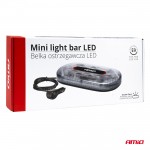 ΦΑΡΟΣ/ΜΠΑΡΑ Mini 12/24V 48SMD Led Πορτοκαλι Με Φις Αναπτηρα & Μαγνητικη Βαση 328x186x50mm Αμιο - 1 ΤΕΜ.