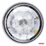 Φαρος Diamont W25P Με Λευκο Καπακι 12/24V 24xSMD Led Πορτοκαλι Ελαστικος Βιδωτος 201x126mm Αμιο - 1 ΤΕΜ.