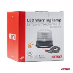 Φαρος Diamont W25M Με Λευκο Καπακι 12/24V 24xSMD Led Πορτοκαλι Μαγνητικος Φις Αναπτηρα 131x126mm Αμιο - 1 ΤΕΜ.