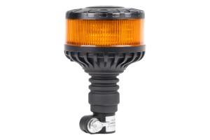 Φαρος Heavy Duty W28P 12/24V 16LED Ελαστικος Βιδωτος Πορτοκαλι Υ169mm Φ110mm Amio - 1 τεμ.
