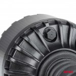 Φαρος Φιμε Heavy Duty W28P 12/24V 16LED Ελαστικος Βιδωτος Πορτοκαλι Υ169mm Φ110mm Amio - 1 τεμ.