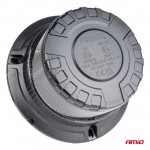 Φαρος Φιμε Heavy Duty W28M 12/24V Πορτοκαλι 16LED ΜΑΓΝΗΤΙΚΟΣ/ΒΙΔΩΤΟΣ Με Φις Αναπτηρα Υ89mm Φ110mm Amio - 1 τεμ.
