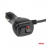 Φαρος Φιμε Heavy Duty W28M 12/24V Πορτοκαλι 16LED ΜΑΓΝΗΤΙΚΟΣ/ΒΙΔΩΤΟΣ Με Φις Αναπτηρα Υ89mm Φ110mm Amio - 1 τεμ.
