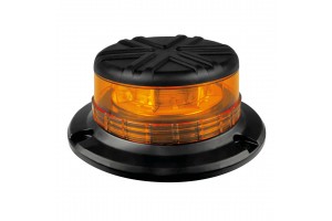 Φαρος Περιστρεφομενος Με Ισια Βαση 8LED RL-14 9-32V 3 Λειτουργιων Βιδωτος Πορτοκαλι 110x75mm