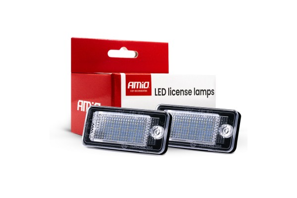 Amio - Φώτα Πινακίδας Led Τύπου CLP01 Για Οχήματα Audi Τάση Λειτουργίας 12V - 2 τεμ. (04536/AM)