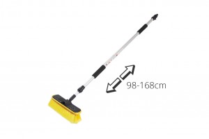 Βουρτσα Πλυσιματος Με Τηλεσκοπικο Κονταρι 98>168cm & Ανταπτορα Για Παροχη Νερου Αμιο - 1 ΤΕΜ.