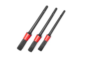 ΠΙΝΕΛΑ/ΒΟΥΡΤΣΑΚΙΑ Λεπτομερους Καθαρισμου Φ15/18/20mm Μαυρα Σετ Αmio - 3 TEM.