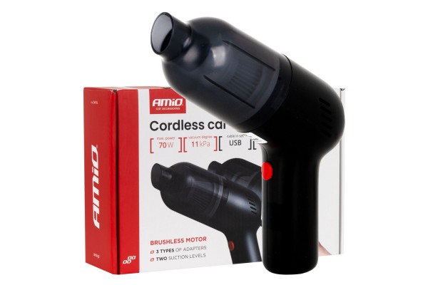 Amio - Ασύρματη Ηλεκτρική Σκούπα Αυτοκινήτου VC-08 70W 11 Kpa Bldc Με Φίλτρο Hepa – USB-C - 1 Τεμ. (04416/AM) Amio - Ασύρματη Ηλεκτρική Σκούπα Αυτοκινήτου VC-08 70W 11 Kpa Bldc Με Φίλτρο Hepa – USB-C - 1 Τεμ. (04416/AM)