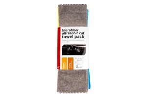 Πανακια Καθαρισμου Μικροφιμπρα Ultrasonic Για Οθονες / Γυαλισματος / Κερωμα / Στεγνωμα 35x35cm 250gr Amio - 12 Τεμ.