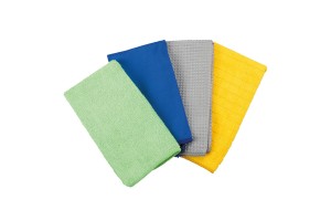 Πανια Με Μικροινες (MICROFIBRA) Για ΚΡΥΣΤΑΛΛΑ/ΓΥΑΛΙΣΜΑ/ΚΑΘΑΡΙΣΜΑ/ΣΤΕΓΝΩΜΑ/ΞΕΣΚΟΝΙΣΜΑ 40x30cmLAMPA - 4 Τεμ