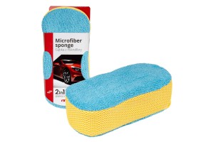 Σφουγγαρι Πλυσιματος Μικροφιμπρα 2in1 23x10x6cm Amio - 1 Τεμ.