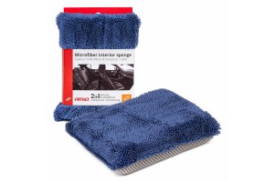 Σφουγγαρι Γυαλισματος Εσωτερικου Χωρου Μικροφιμπρα 2in1 15x10x3cmΑΜΙΟ - 1 ΤΕΜ.