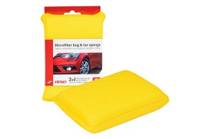 Σφουγγαρι Γυαλισματος Bug & Tar Μικροφιμπρα 2in1 15x10x3cmΑΜΙΟ - 1 ΤΕΜ.
