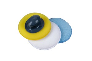 Σφουγγαρια Γυαλισματος 130mm Με Λαβη Χειρος Για 3 Χρησεις Εφαρμογης Αλοιφωνlampa - 3 ΤΕΜ.