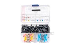 Θερμοσυστελλομενοι ΣΩΛΗΝΕΣ/ΜΟΝΩΤΙΚΑ Καλωδιων Με Συνδεσμους Σε Διαφορα Μεγεθη Kit Αmio - 100 TEM.