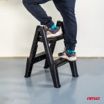 ΣΚΑΛΑ/ΣΚΑΜΠΟ Πτυσσομενη Πλαστικη Υψους 51,5cm Μεγιστο Βαρος 150kg Max Amio - 1 τεμ.