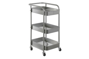 Τρολει Μεταφορας Με 3 Ραφια (40x28cm) & 4 Ροδακια Με Stop Μεταλλικο 77x32cmLAMPA - 1 TEM.